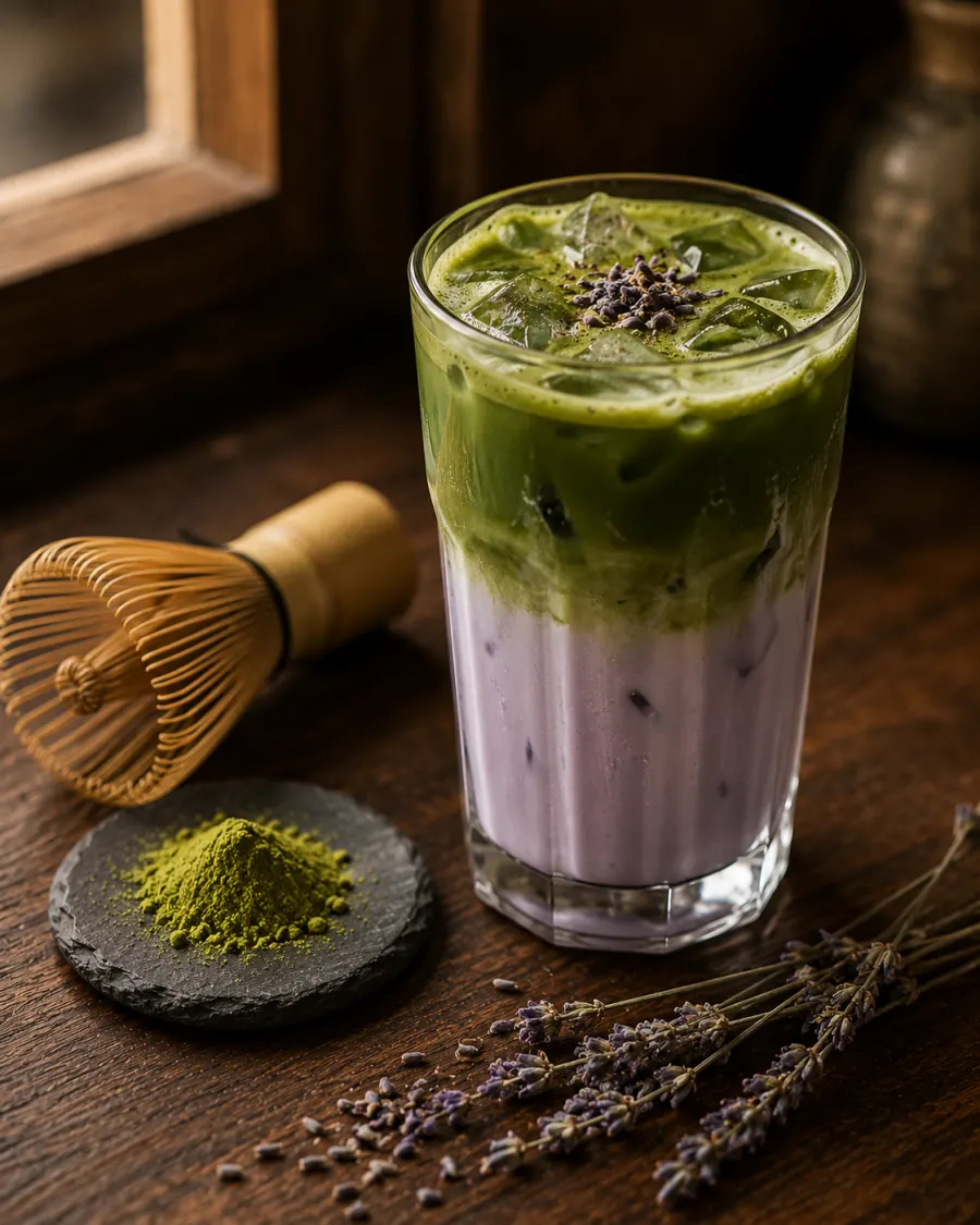 Lavender matcha